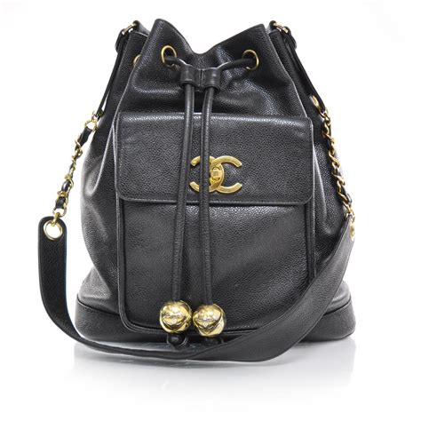 Chanel Caviar Drawstring Bag 